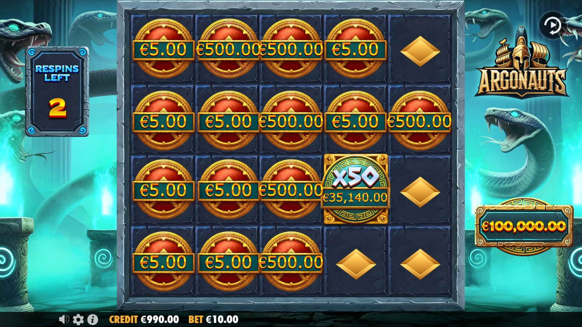 Argonauts - screenshot with slot description 5